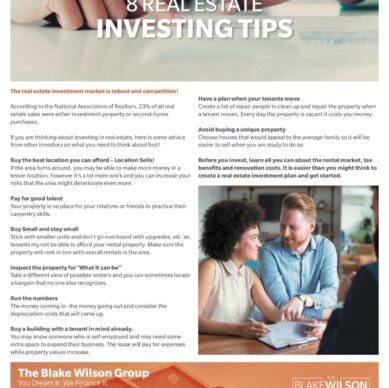 Real Estate Investing Tips